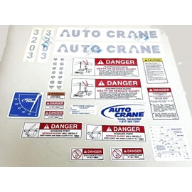 Auto Crane Decal KIT 3203PRX B