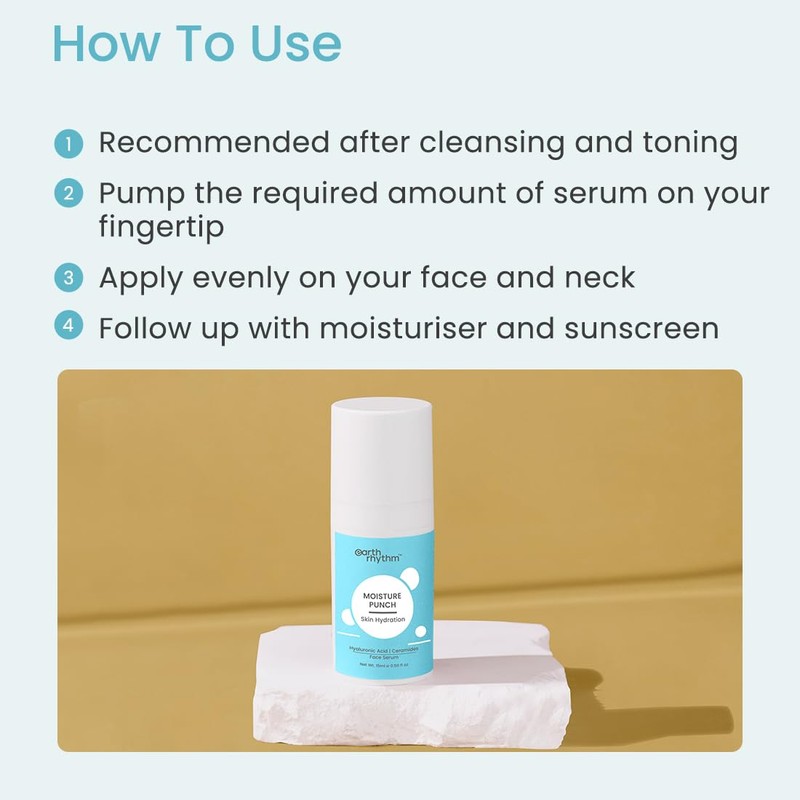 Earth Rhythm Hyaluronic Acid Serum For Dry & Dehydrated Skin