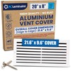 20x8 Inch (Duct Opening) Air Return Vent Cover Decorative –