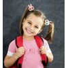 4pcs elástica para cola de caballo,Ligas para cabello niña,cintas para