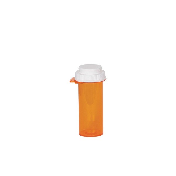 Ezy Dose Pill, Medicine, Vitamin Container & Vial | 13 Dram Storage | Child-Resistant Cap | Case of 200