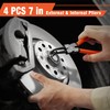 ValueMax 4 PCS Snap Ring Pliers Heavy Duty Set, Circlip