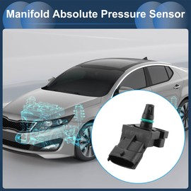 INFINAUTO Air Intake MAP Pressure Sensor, Manifold Absolute Pressure MAP Sensor for Ford Focus 2016-2021, for Volvo S40 2004-2011 Black 1 Pcs