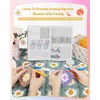 Coopay Crochet Starter Kit for Blanket, Granny Squares & Instructions,