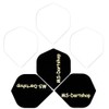 MS Dart Shop Dart Flight Nylon Standard White – 10 Sets = 30 Piece, Includes 1 Set Dart Flights