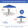 PHI VILLA 12'x12' Slant Leg UV Block Sun Shade Canopy