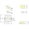 BSP Wall Mounting Bar Valve Fixing Brackets for Bar Shower
