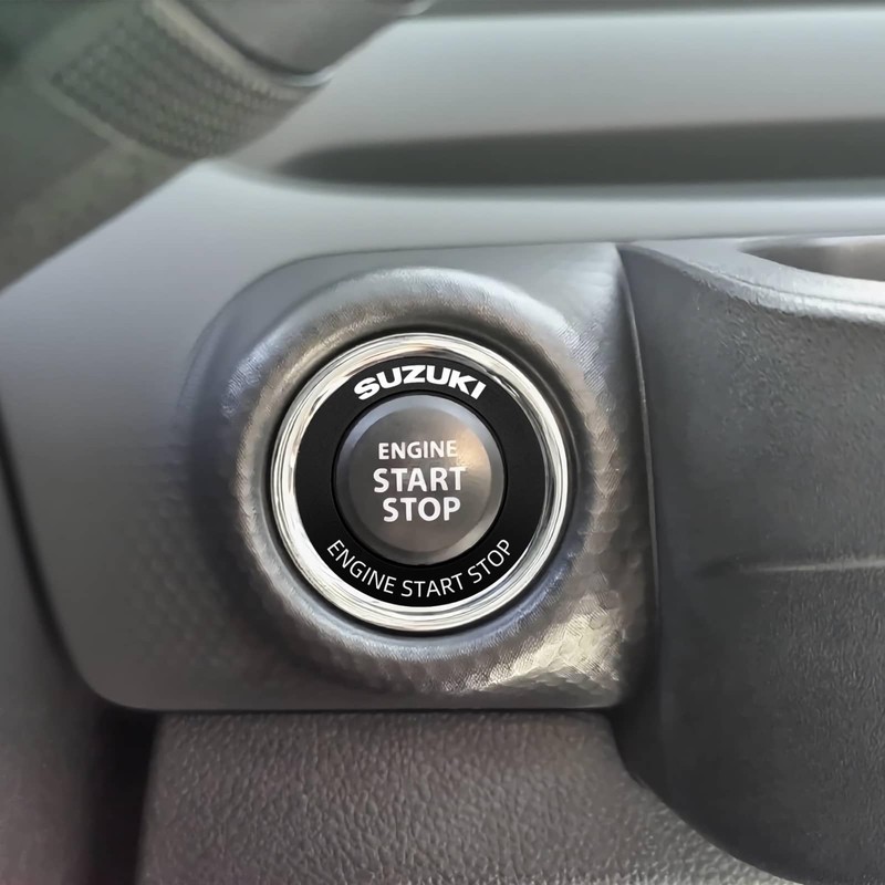 Suzuki Engine Start Button Ring Aluminum Alloy Cover Universal Jimny