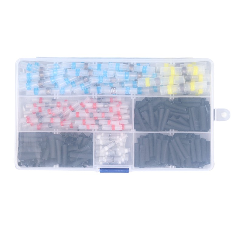 Solder Seal Wire Connectors Heat Shrink Tubing Kit Marine Insulated