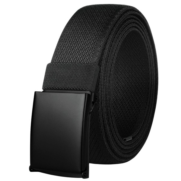 Drizzte Men's Belt Plus Size 100-180 cm Comfortable Elastic Stretch