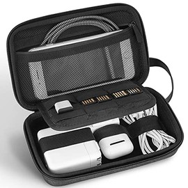 JETech Viajar Accesorios Organizadora Estuche, Faltriquera Bolsa de Gadget Portátil Electrónico para MacBook Adaptador de Corriente, Cable, Lápiz Ópti