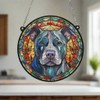 Image Industry Staffordshire Bull Terrier Stained Glass Effect Suncatcher -