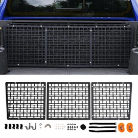 Zekzoop Front Bed Panel Compatible with 2024 2025 Toyota Tacoma Front Molle Panel Truck Bed Panel Rear Cargo Storage Shelf for 2024 Tacoma Accessories (Front Bed Panel)