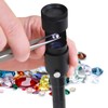 TEKCOPLUS Handheld 80mm Polariscope with Flashlight Jeweler Gemologist Gemstone Tester