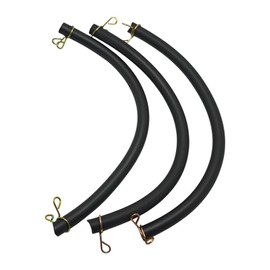 3-Pack Fuel Line Hose Kit for Honda GX200/GX160/GX140/GX120/GX110 Engines - OEM 91424-Z4F-801 Replacement with Clamps