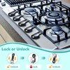 Gas Stove Knob Locks Protecting Kids and Pets; Oven Knob