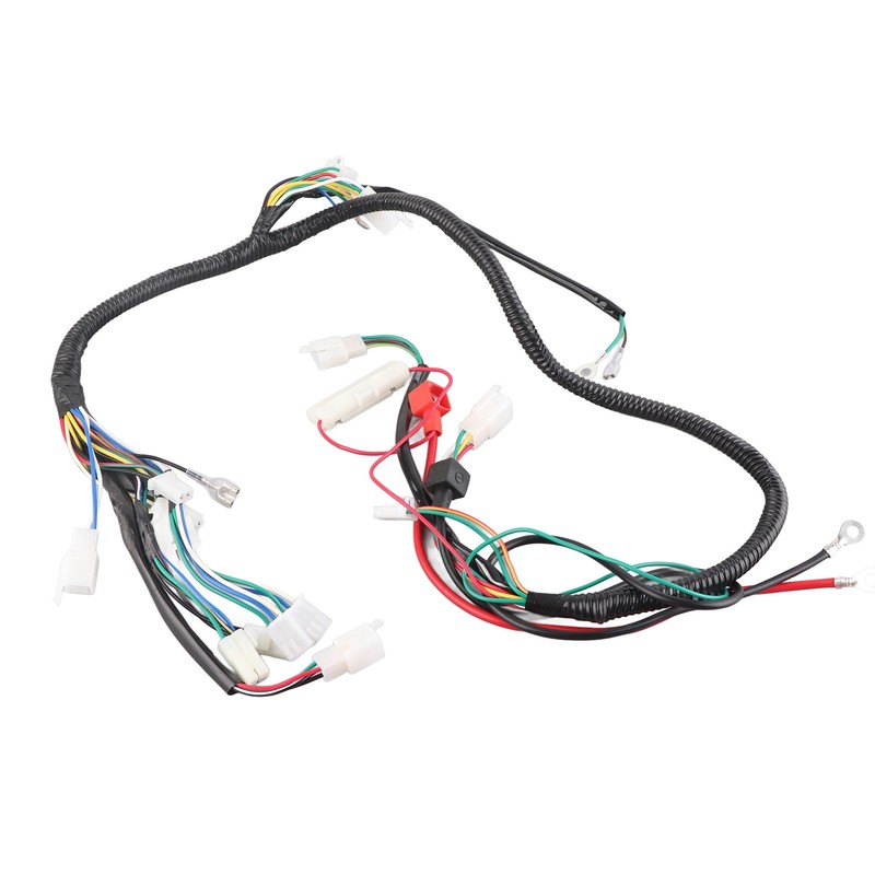 Engine Wiring Harness Assembly CDI Unit Solenoid Plug for GY6