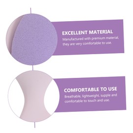 Healeved 8pcs Makeup Sponge Powder Puff Non Dual-use Applicator for Wet Dry Makeup Soft Comfortable Foundation Blender Lotus