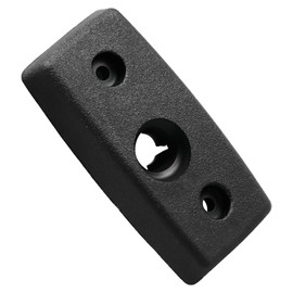 FUSH Passenger Side Sun Visor Mounting Clip Compatible with Jeep Wrangler 2012-2018, Right Black Sun Visor Repair Bracket Related Sun Visor# 6CJ06DX9AA