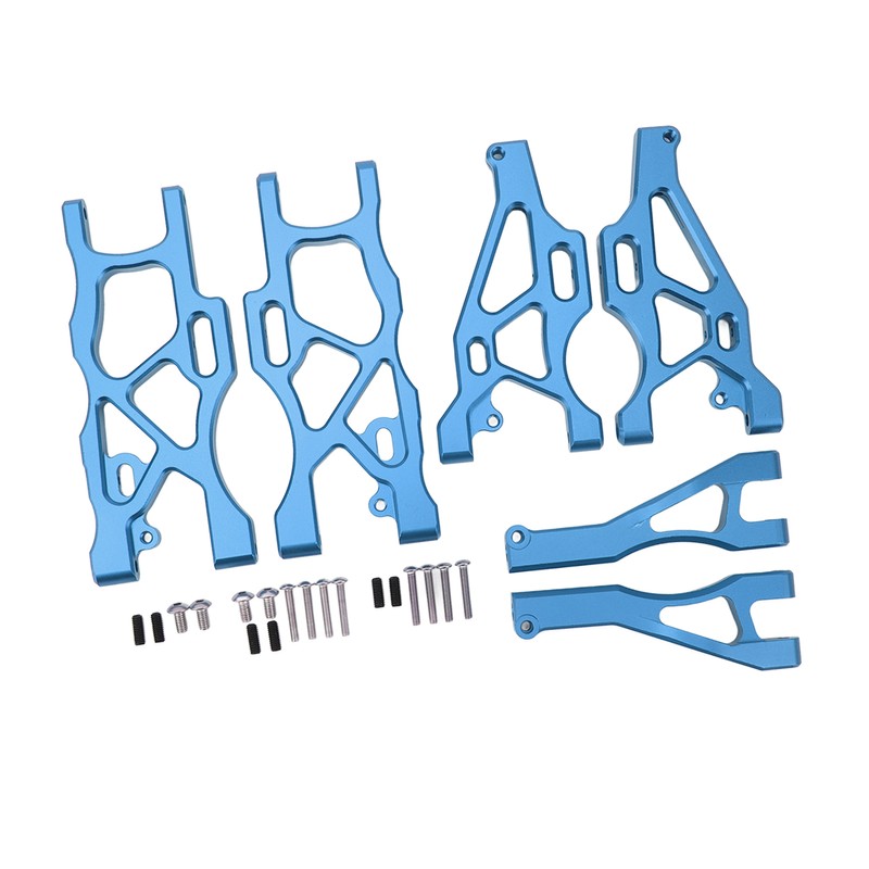 RC Front Rear Suspension Arm Set Aluminum Lower Upper Swing