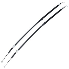 GEPCO 2-Piece Handbrake Cable Brake Cable Rear Left and Right Compatible with VW Transporter Bus T4 7D0609701A
