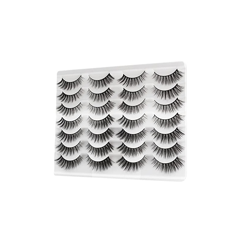 Glowingwin Cat Eye Lashes Eyelashes Dramatic Eyelashes Long Fluffy False