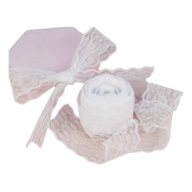 Liston De Encaje Rollo Algodon Fiesta Decoracion Moños 10 Mt