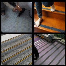 Mallofusa 2 inch 16.4Ft Floor Safety Grip Non Skid Safety Tape Anti Slip Adhesive for Steps Stairs Indoor or Outdoor Applicable, High Traction, Gray