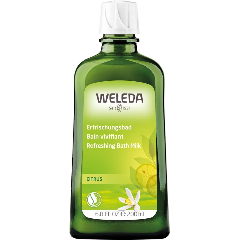 WELEDA Organic Citrus Refreshing Bath, Natural Cosmetics Organic Bath Additive