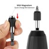 QWORK® 3 Pcs 1/4 Inch 60mm Hex Shank Quick Release