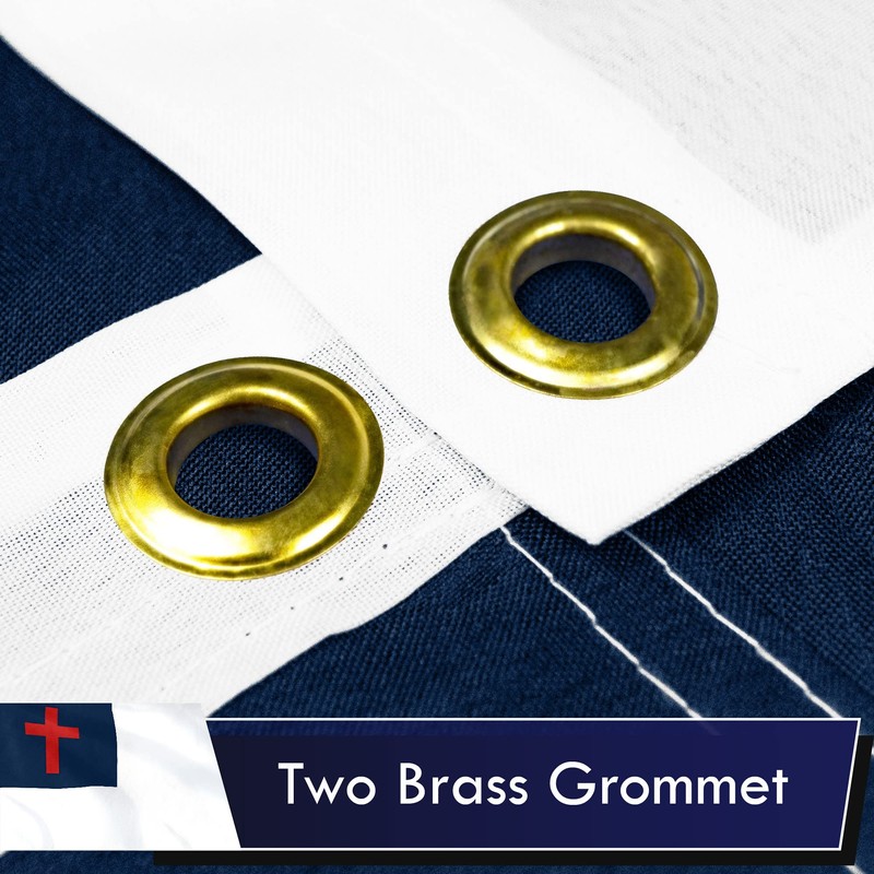 G128 Combo Pack: USA American Flag 3x5 Ft 75D Printed