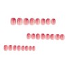 Red Bean Gradient Soft Gel Press On Nails 24PCS –