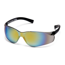 Pyramex Ztek Safety Glasses, Gold Mirror Frame/Gold Mirror Lens