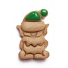 JOIE KITCHEN GADGETS 3pc Plastic Christmas Cookie Cutters Set: Elf,