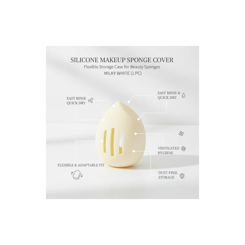Makeup Sponge Holder, Compact Lightweight Accessory for Travel and Daily