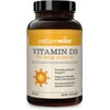 NatureWise Vitamin D3 2000 IU (50 mcg) for Supporting Healthy Muscle Function and Immune System, Non-GMO, Gluten-Free, Encased in Cold-Pressed Olive Oil, Varied Packaging (Mini Softgel)