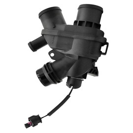 Riloer 1 Piece LR117568, Thermostat Housing Assembly, Car Engine Thermostat Housing Assembly, 2015-2022 Compatible with LR0VER Compatible with Range R0VER Sport 3.0L