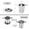 Yoassi 2 Pack Tea Infuser, 304 Stainless Steel Tea Filter