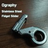 Stainless Steel Fidget Gun Fidget Slider, Durable Gun Fidget Toy