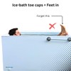 Ice Bath Toe Covers, Cold Water Immersion Protection, (Medium (Fits