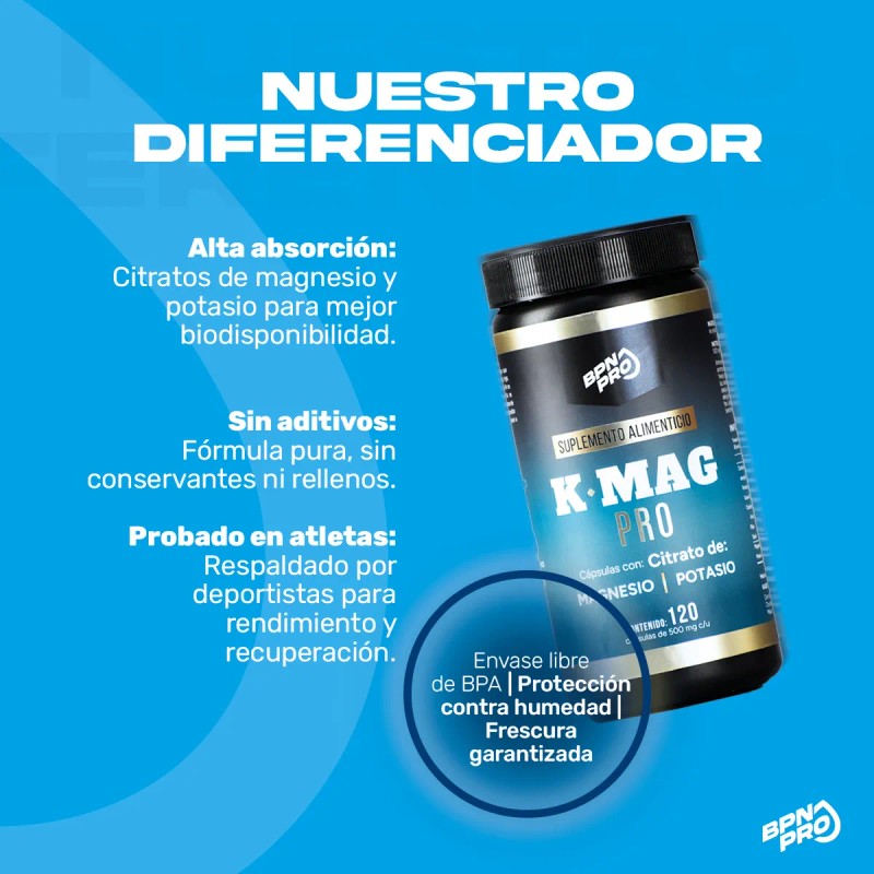 Citrato De Magnesio Y Potasio Creatina Monohidratada Energa, Anticalambres, Salud