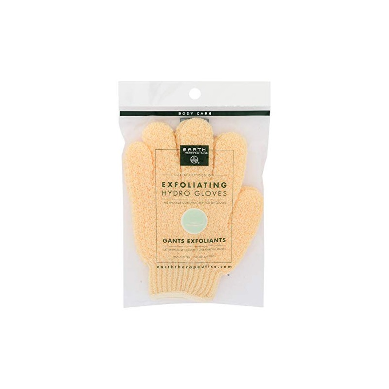Earth Therapeutics Exfoliating Hydro Gloves, Natural