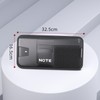 【Yamlten】Notebook-Specific Car Sun Visor Glasses Clip NOTE Leather Car Glasses