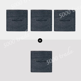 [3+1] Tone28 Vegan Mildly Acidic Shampoo Bar Hair Soap Black Bean + Charcoal 400g 4pcs / [3+1] 톤28 비건 약산성 샴푸바 헤어비누 검은콩+참숯 400g 4개