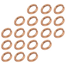 METALLIXITY Split Lock Washer (M8) 15Pcs, Brass Spring Lock Washer Elastic Gasket - for Household Applications
