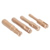4PCS Brazed Hole Saw Kit Triangle Shank Tile Hole Opener