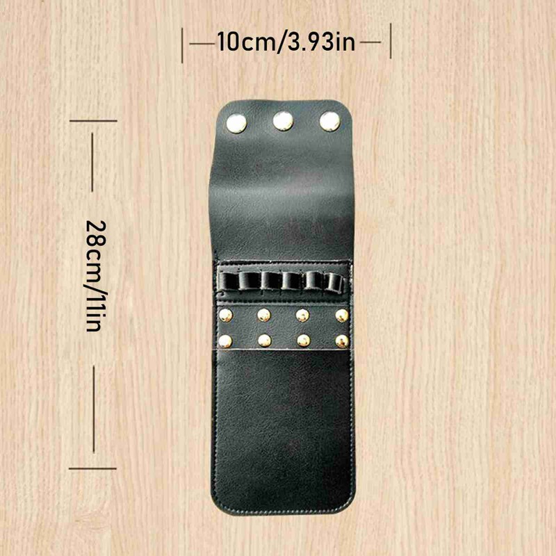 Quiver Arrow Bag Retro Metal Snap Buckle Design Leather Microfiber