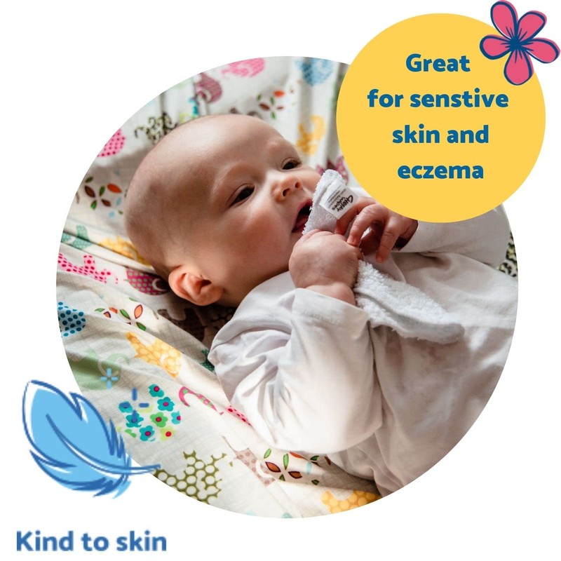 Cheeky Wipes - 25 Washable Bamboo Terry Cloth Wipes, 15x15cm
