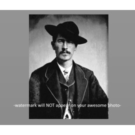 1870 Wyatt Earp Portrait PHOTO Gunfighter Wild West Marshal Sheriff Tombstone