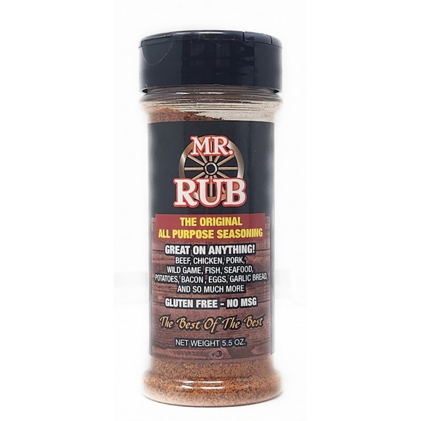 Mr Rub BBQ Seasoning Spice Shaker (5.5oz, The Original All